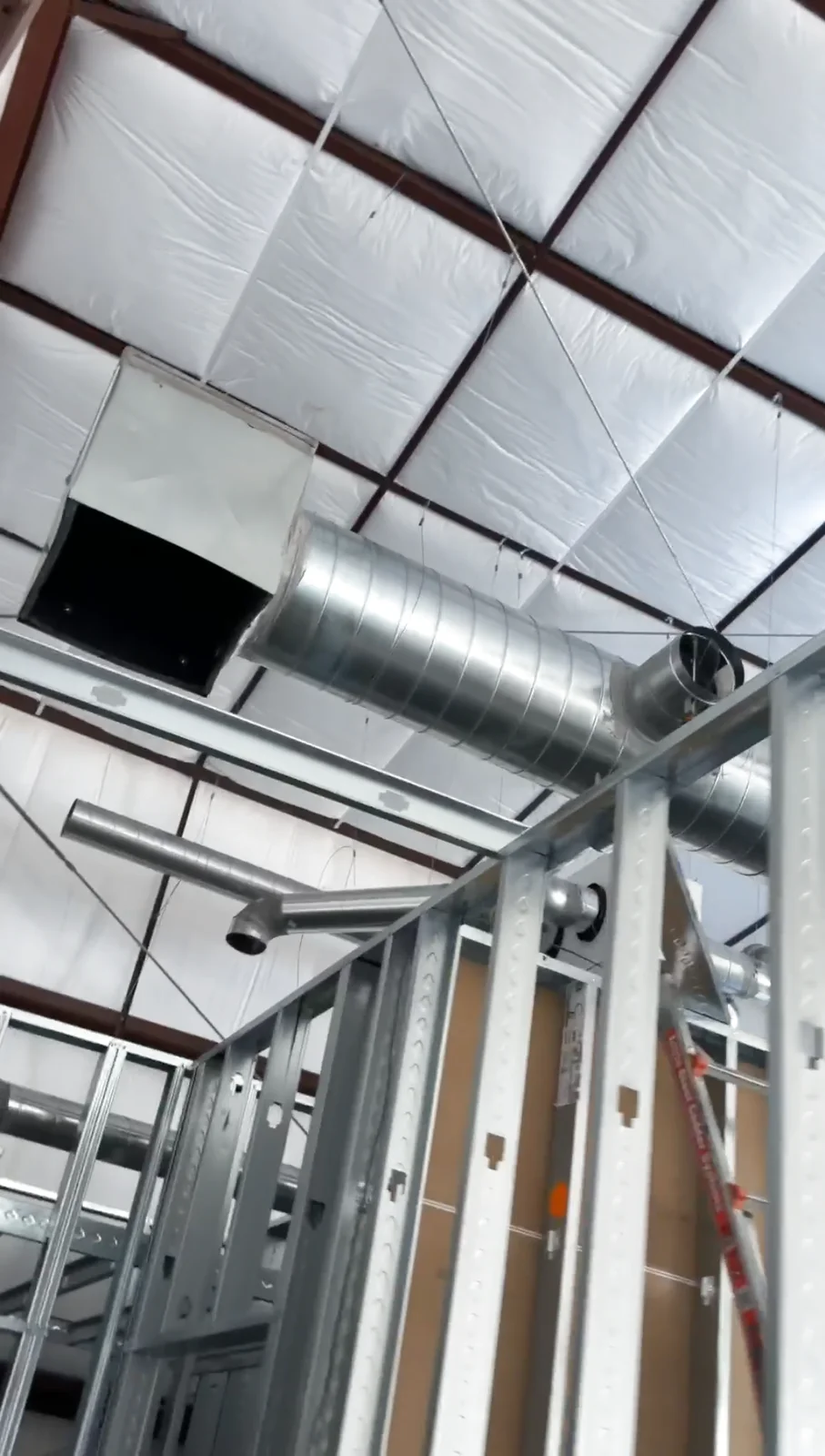 Bryant commercial air handler installed by Honest Heating & Cooling on a Utah DFCM project