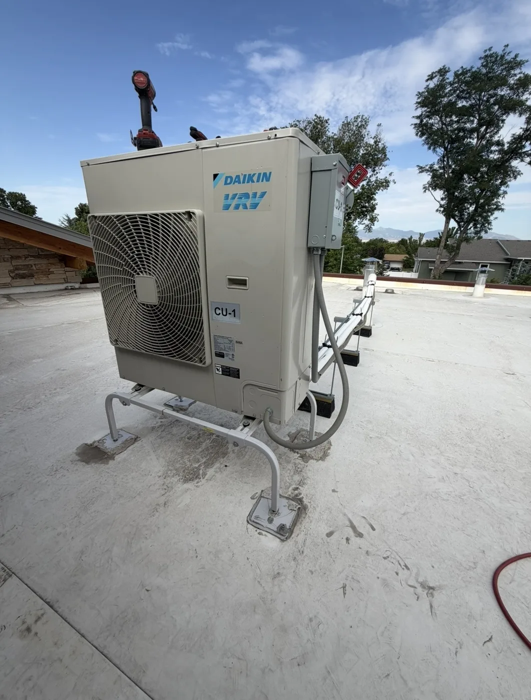 Completed commercial RTU install