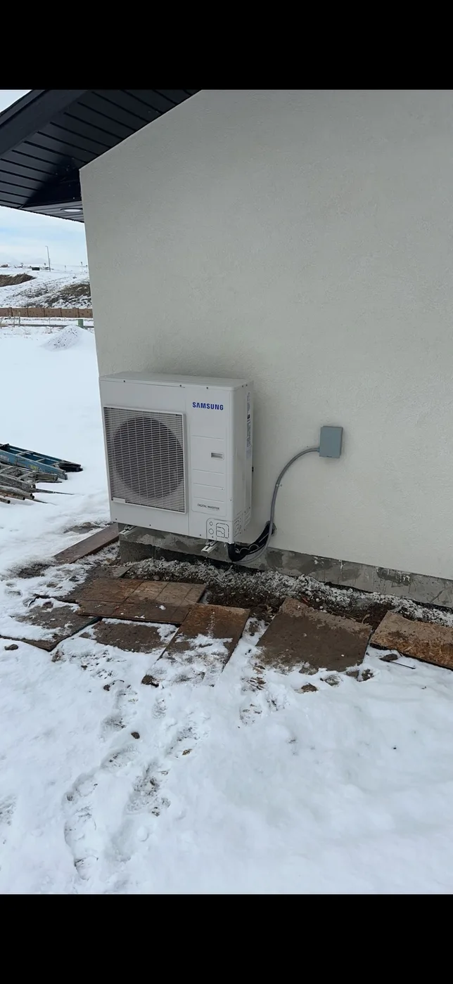 Cold-climate heat pump in Utah winter